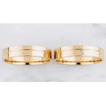 Par de Alianças Eros 18K