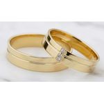Par de Alianças Atena 18K