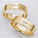 Par de Alianças Aurora 18K