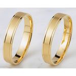 Par de Alianças Sutileza 18K