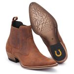 Bota Masculina Cano Curto Country Couro Rustico