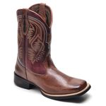 Bota Masculina Texana Cano Médio Couro Elefante