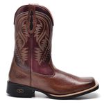 Bota Masculina Texana Cano Médio Couro Elefante