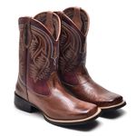 Bota Masculina Texana Cano Médio Couro Elefante
