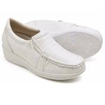 Sapato Feminino Mocassim Conforto Antistress Enfermagem