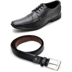 KIT Sapato Social Masculino + Cinto Couro