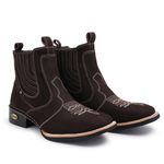Bota Country Cano Médio em Couro