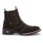 Bota Country Cano Médio em Couro