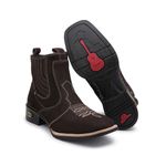 Bota Country Cano Médio em Couro