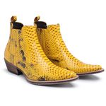 Bota Country Texana Estampada Bico Fino