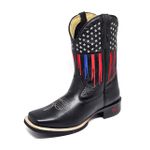 Bota Masculina Americana Texana Cano Médio Couro