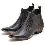 Bota Country Masculino Bico Fino Anaconda