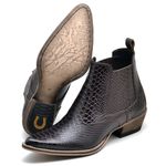 Bota Country Masculino Bico Fino Anaconda