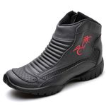 Bota Coturno Masculino Cano Curto Motociclista