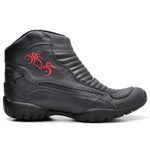 Bota Coturno Masculino Cano Curto Motociclista