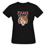 Babylook Preta Feminina Warmout Fierce