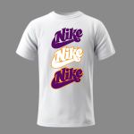 Camiseta Branca Nike Estampada