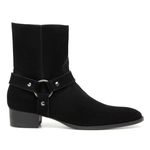 Bota Imperia Harness Masculina Camurça Preta