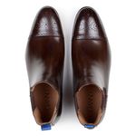 Bota Bergamo Chelsea Boot Brogue Café