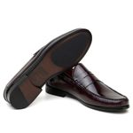 Sapato Masculino Mocassim Treviso Burgundy