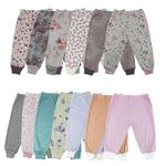 Mijão Bebê Menina Kit 8 Calças Malha Fresquinha