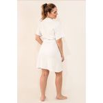 Robe Luiza Branco Atoalhado