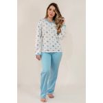 Pijama Feminino Gabriela Azul 