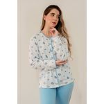 Pijama Feminino Helena Azul 