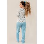Pijama Feminino Helena Azul 