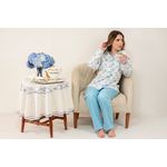 Pijama Feminino Helena Azul 