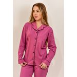 Pijama Feminino Lorena Rosa escuro