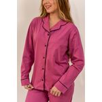 Pijama Feminino Lorena Rosa escuro