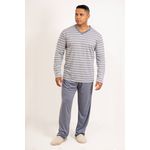 Pijama Masculino Raul Azul Mescla em PV
