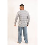 Pijama Masculino Daniel Cinza Mescla em PV