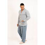 Pijama Masculino Daniel Cinza Mescla em PV