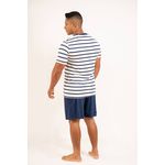 Pijama Masculino 7772.438 Azul Marinho em Viscolycra