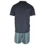 Pijama Masculino Liganete azul marinho e listrado