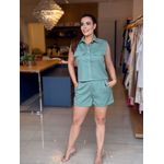 SHORT ALFAITARIA 13624 PIGMENTO JEANS VERDE