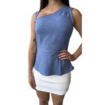 BLUSA AZUL GIOVANA MODAS 