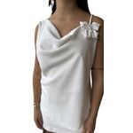 BLUSA DETALHE FLOR GIOVANA MODAS 