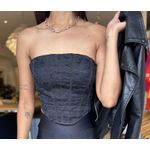 TOP RENDA PRETO BELLINA & CO 