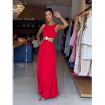 VESTIDO KYLIE 22296 MISS MANU VERMELHO