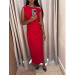 VESTIDO MIDI COM DETALHE EM FIVELA SHA SHA 