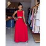 VESTIDO KYLIE 22296 MISS MANU VERMELHO