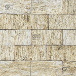 Pedra madeira serrada amarela com 0,5m² 19 Peças 11,5x23cm
