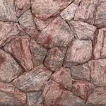 Pedra Madeira Bruta Vermelha