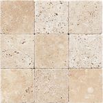 Tijolinho Travertino Anticato 10x10cm