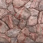 Pedra Madeira Bruta Vermelha