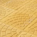 Piso Ladrilho Hidráulico Firenze Amarelo 30,7x30,7cm Caixa com 0,47 m² 