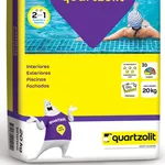 Argamassa Rejunte para Pastilhas Interior e Exterior Branco 20 Kilos - Quartzolit